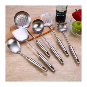مجموعة أوانٍ للمطبخ من الفولاذ المقاوم للصدأ - Food Grade Stainless Steel Kitchen Utensil Set