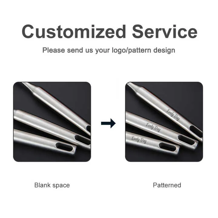 مجموعة أوانٍ للمطبخ من الفولاذ المقاوم للصدأ - Food Grade Stainless Steel Kitchen Utensil Set