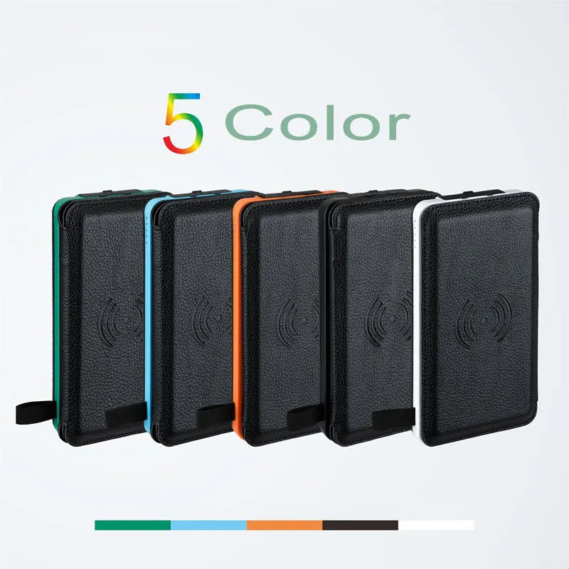 10000 mAh wireless induction solar charging treasure