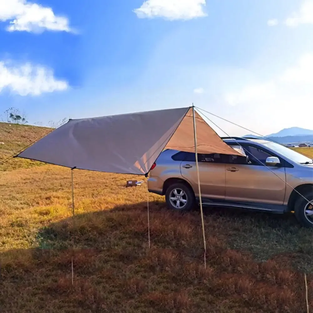 210d Oxford Car Rear Canopy Waterproof Sunshade Side Car Roof Top Tent Awning Portable Automobile Rooftop Sun Proof Canopy