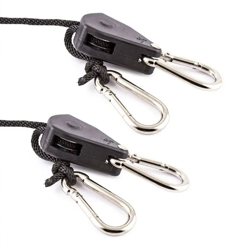 2pcs Adjustable Reinforced Hangers Hanging Ratchet for Tent Grow Plant