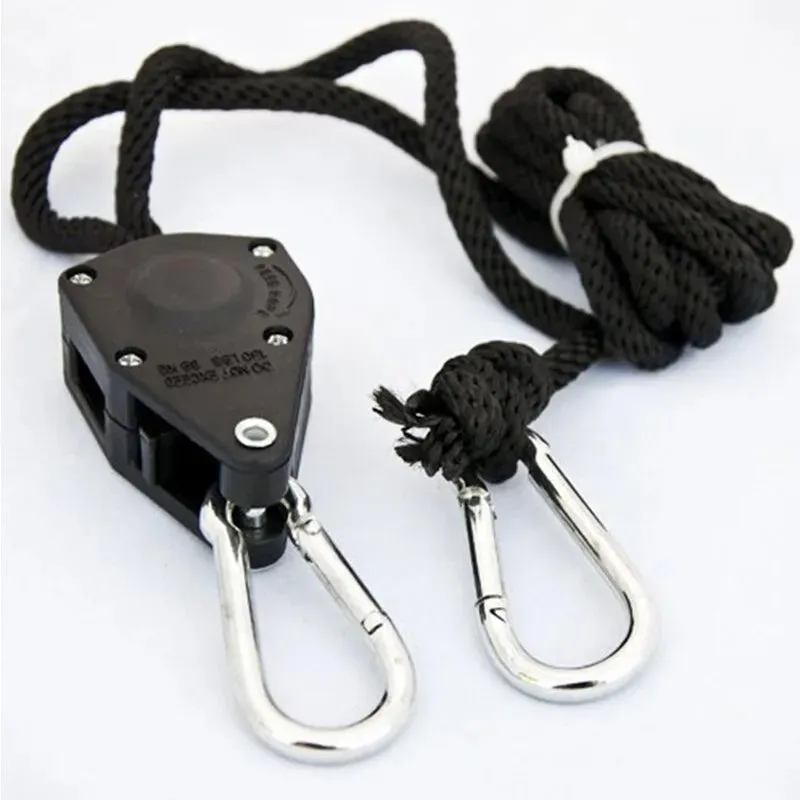 2pcs Adjustable Reinforced Hangers Hanging Ratchet for Tent Grow Plant