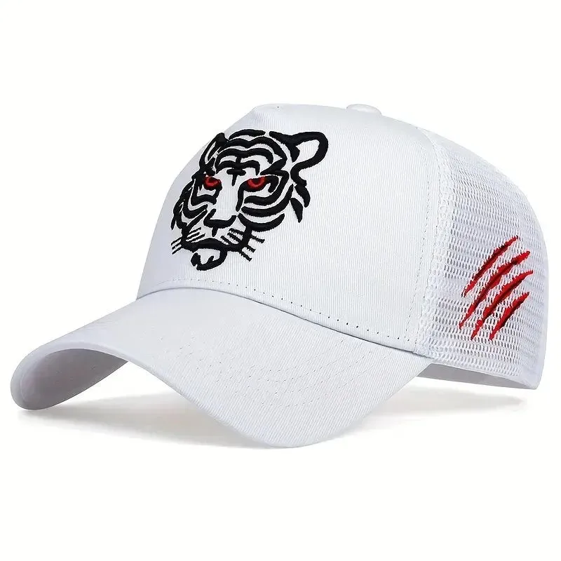 Adjustable Tiger Head Baseball Cap / Hat For Outdoor Wear