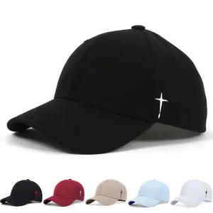 Adjustable Water Drop Embroidered Baseball Cap / Hat For Outdoor Wear
