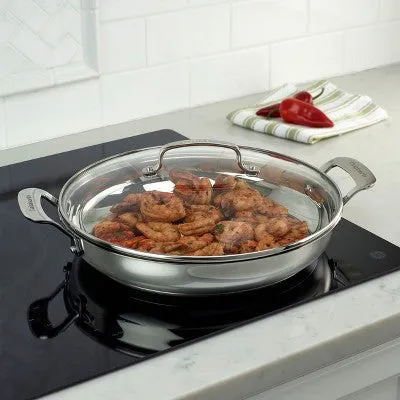 Cuisinart Classic 12" Stainless Steel Everyday Pan with Cover - 8325-30D