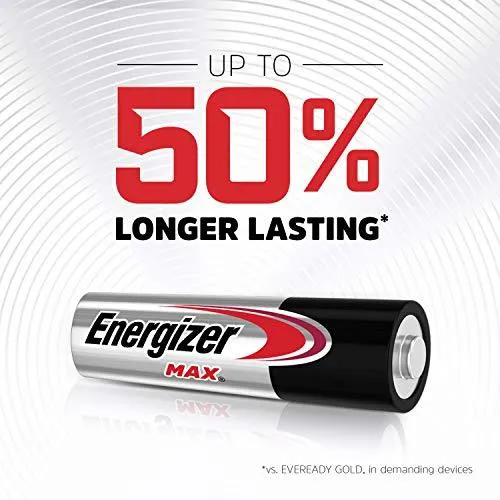 Energizer AA Max Alkaline Batteries 4 pack