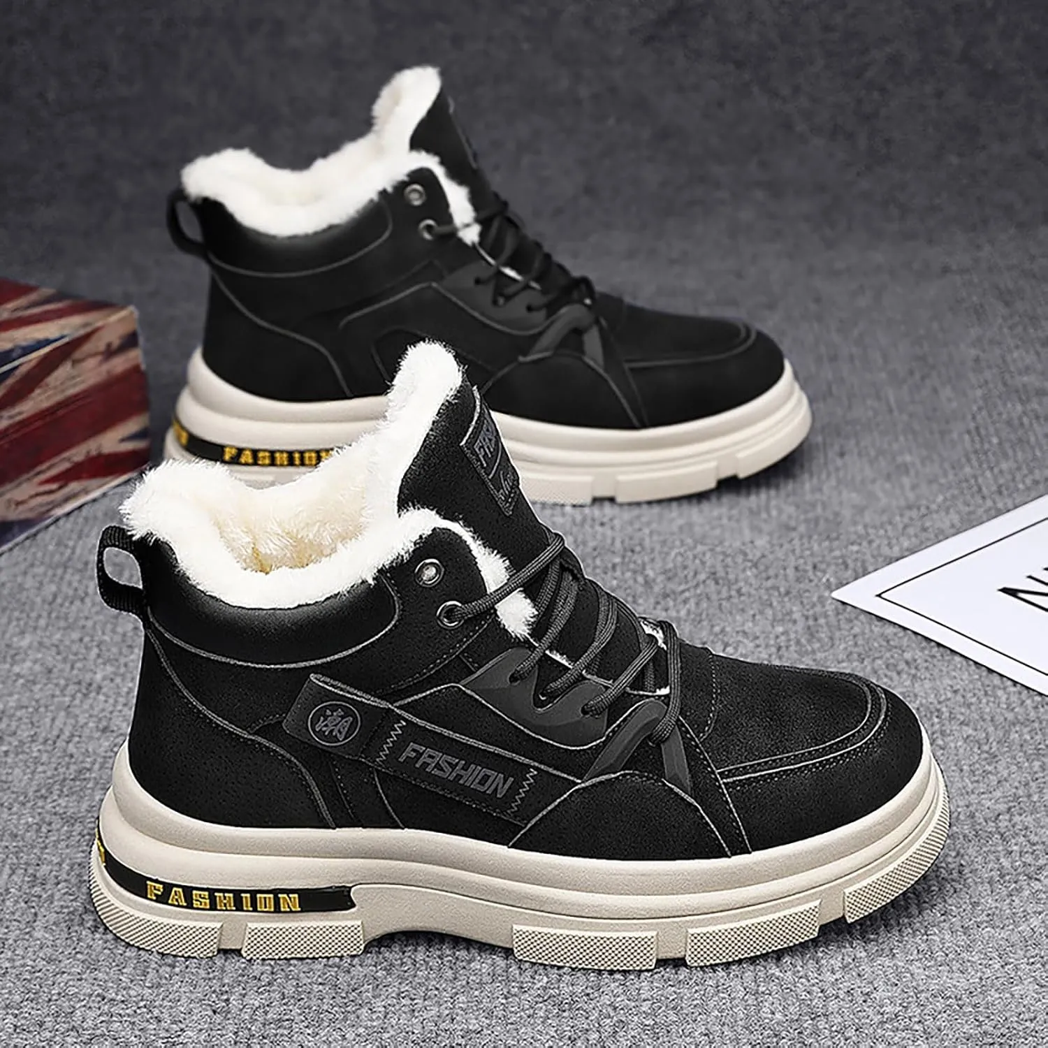 Mens Work Boots Soft Toe Hiking Sneakers Shoes with Hook Loop Women's Workout Shoes Non Slip Waterproof Outdoor Shoes Lightweight Hike Grounded Footwear