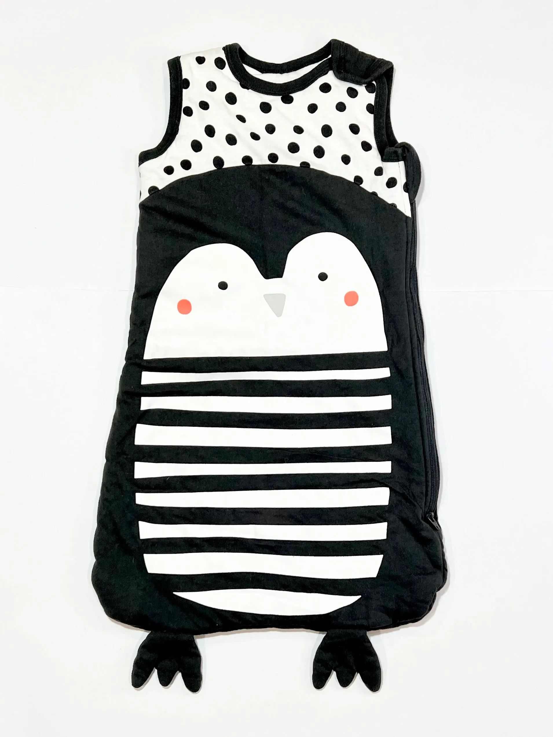Padded penguin sleeping bag - Size 0-6 months