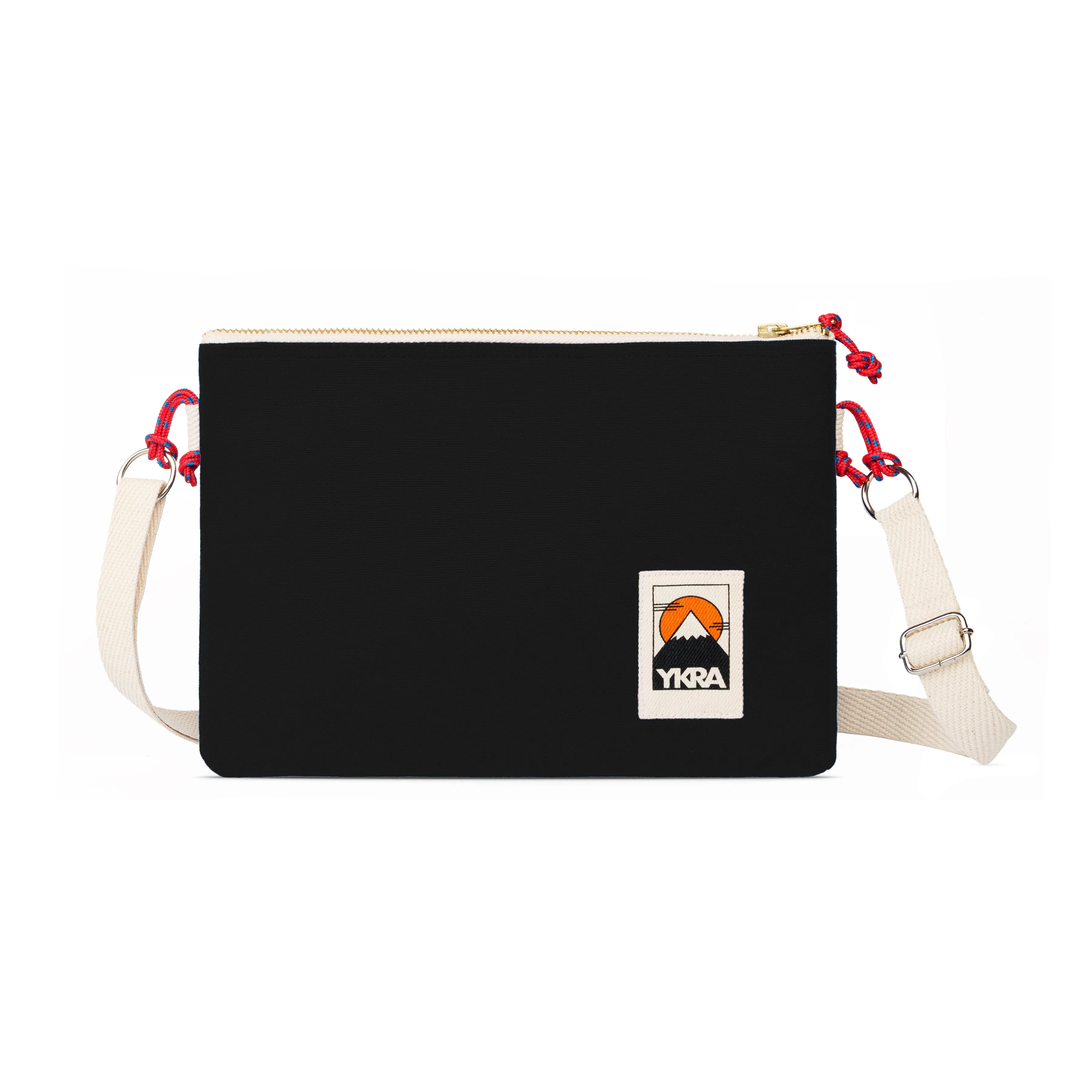 ykra side pouch - black